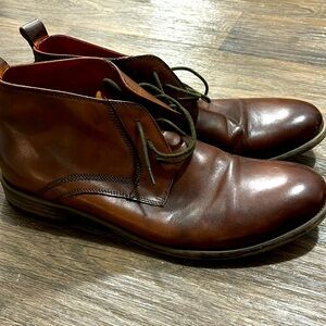Steve Madden Bronxxx Brown Leather Shoes 12